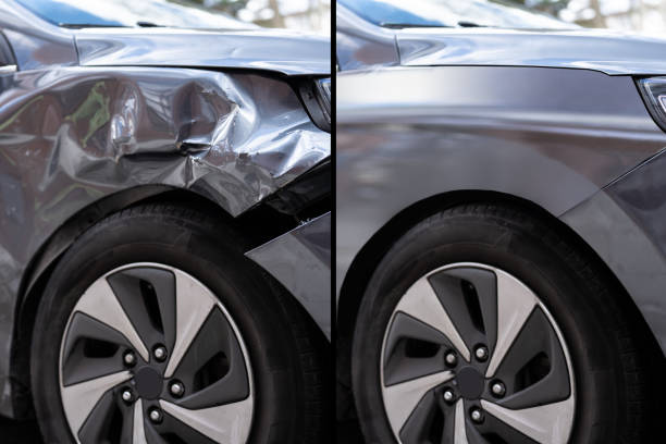 before and after body repair