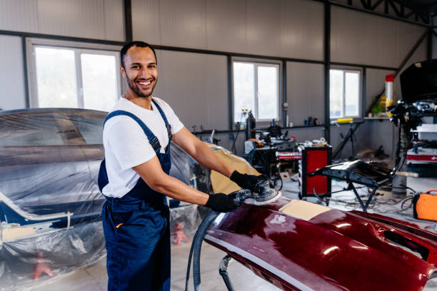 car bumper polishing