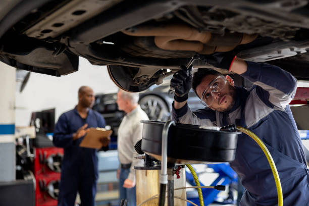 car mechanic underbody repair